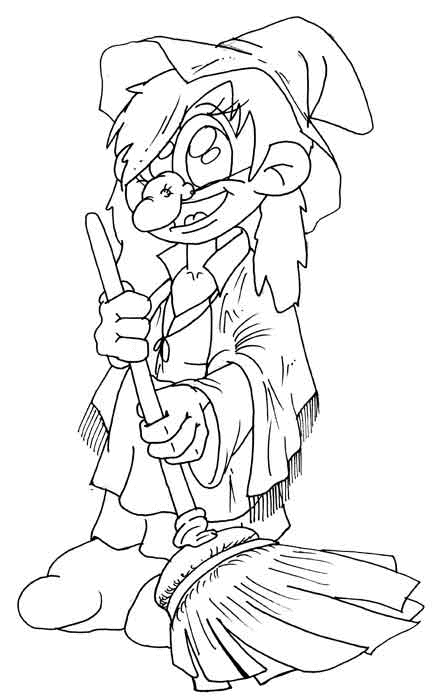 Czarodziejki i czarownice kolorowanki